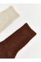 High-Quality Items from Çelebi Store: Women's Knit Ankle Socks, 2-Pack - 3