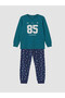 Rmz Gi̇yi̇m Farkiyla Printed Boys' Pajama Set - 2