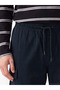 Navy Blue Gabardine Men's Cargo Pants - 3
