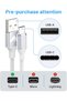 كابل USB C بطول 2 متر، كابل شحن من النوع C، كابل USB A إلى C للشحن السريع - 2