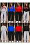 Zero Collar Sweat Suit 2-Piece Combination Winter Shardooned Boston Printed Women's / Men's Unisex Model - 4