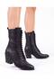 Code.210. Western-Style Boots, Ornamental Bag, Zipper with Floating Print. - 4