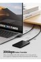 كابل USB C إلى Type C بسرعة 20 جيجابت في الثانية، شحن سريع بقدرة 100 واط (1.8 متر، أسود) - 2