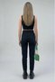 Asel Women's Black High Waist Mom Jean Jeans Lycra Boyfriend Premium Denim - 2