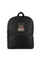 Milwaukee Bucks Green Logo Backpack Black Color