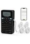 E11 Label Printer with 4 Tapes, Bluetooth & QWERTY Keyboard, Black