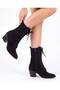 Code.201. Western-Style Boots with Thick Heels, Baggy Design, and Zipper Closure. - 3