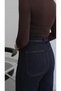Women's High Waist Cropped Rinse Jean with Corner Pockets - 3