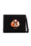 Elegance of the Female Soul Black Canvas Messenger Bag
