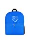 The Neighborhood Black Logo Backpack Blue Color