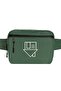 The Neighbourhood Black Logo Backpack Green Color