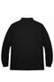 Black Plus Size Men's Pique Sweatshirt - 5