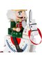 Christmas Ornament Lead Soldier Rocking Horse Green-White 25 Cm. - 2