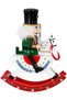 Christmas Ornament Lead Soldier Rocking Horse Green-White 25 Cm. - 3