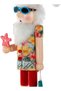Christmas Ornament Lead Soldier Nutcracker with Shirt and Christmas Hat Red-Yellow 38 Cm. - 2