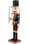 Christmas Ornament Lead Soldier Nutcracker with Sword Claret-Red-Blue 38 Cm. - 3