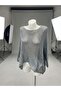 Oversize Cutwork Openwork Woven Cotton Washable Pocket Sweater (Product Length 57 cm) - 6