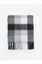 Checkered Embroidered Men's Scarf by Uzg Store for Style Enthusiasts - 2