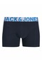 Men's Navy Blue1 Jacconor Solid Trunks 3 Pack Noos Boxer - 4