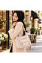 Women's 2-Piece Luxury Handbag Set – Stylish Design, Large Shoulder Bag with Multiple Compartments, and Crossbody Casual Bag - 8