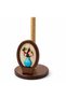 Wooden Figurine Towel Rack - 2
