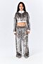 Noir Velvet Track Jacket - 4