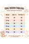 Girls' and Boys' Cotton Ribbed Fabric Pajama Bottoms with Elastic Waist and Straight Legs - 6