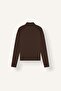 Flexible Fabric Warmtech Standard Fit High Collar Zippered Soft Fleece Inside Sportsman Long Sleeve Basic T-Shirt - 8