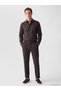 Ozmarka New Season Brown Regular Fit Gabardine Men's Shirt - 2