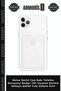 Delux Series Pocket Case Phone Protector Redmi 15C Compatible Card Holder Detailed Transparent Yuki Silicone Case