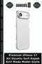 Premium iPhone 17 Air Compatible Hard Cover Case Fashionable Model Clothing