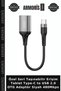 Special Series Portable Access Tablet Type-C to USB 2.0 Otg Adapter Black 480Mbps