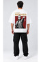 Fatih Sultan Mehmet Printed Unisex T-Shirt – Black and White Oversized T-Shirt - 3