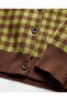 Women's Plaid Patterned Buttoned Knitwear Cardigan - 2