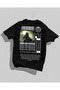 Hz. Ömer Bin Hattab Printed Unisex T-Shirt – Black and White Oversized T-Shirt with Vintage Graphic Design