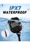Professional Waterproof Stopwatch for Coaches,3-Row Large LCD Screen,10-Group Memory,Pace Mode,Clock - 5