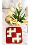 Luxurious Design Hand-Knitted Dowry Towel - Bride & Groom's Bundle Soft Knitted Bath Towel - 4