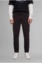 E9433Axbk81 Black Relax Fit Wide Leg Long Trousers with Pockets - 2