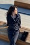 High Collar Belted Short Lined Cashmere Coat Sun613 - 3