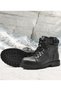 Rakerplus Griffon 8028-S1 Black Skin 100% Genuine Leather Zippered Boys' Boots - 5