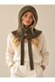 Wool Knitted Balaklava Button Detail - Soft Hat Winter Neck Warmer