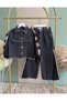 Girls' Denim Suit
