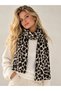 Leopard Pattern Knitwear Scarf Soft - Angora Women's