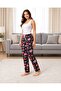 Women's Micro Suede Winter Elastic Comfortable Pajama Bottoms - 5