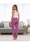 Women's Micro Suede Winter Elastic Comfortable Pajama Bottoms - 4