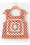 Knitted Sweater with Straps Pink - 2