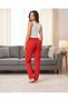 Women's Micro Suede Winter Elastic Comfortable Pajama Bottoms - 2