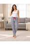 Women's Micro Suede Winter Elastic Comfortable Pajama Bottoms - 2
