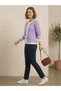 Women's Buttoned Soft Textured Knitwear Cardigan