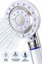 Glb-Stl41414 Massage Effect Filtered Shower Head with 5 Functions Rain Mist Wide Water Flow - 3